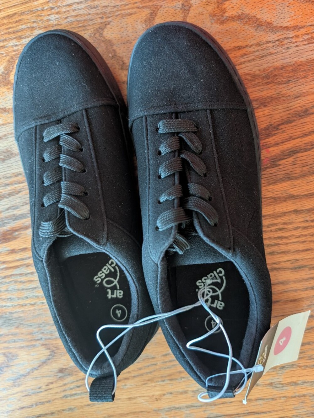 art class Gender Neutral Black Canvas Kids' Lace-Up Sneakers Back To School